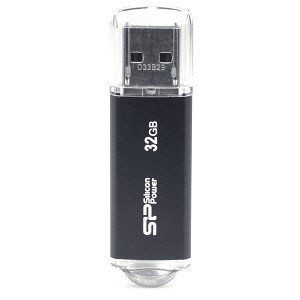 Флеш-карта Flash Drive 32 GB USB 2.0 Silicon Power Ultima II ISeries Black
