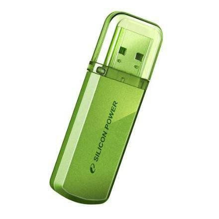 Флеш-карта Flash Drive 8 GB USB 2.0 Silicon Power Helios 101 Green