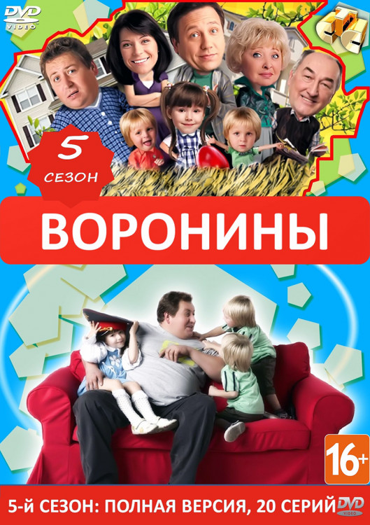 Воронины 5 Сезон (81-100 серий)* на DVD