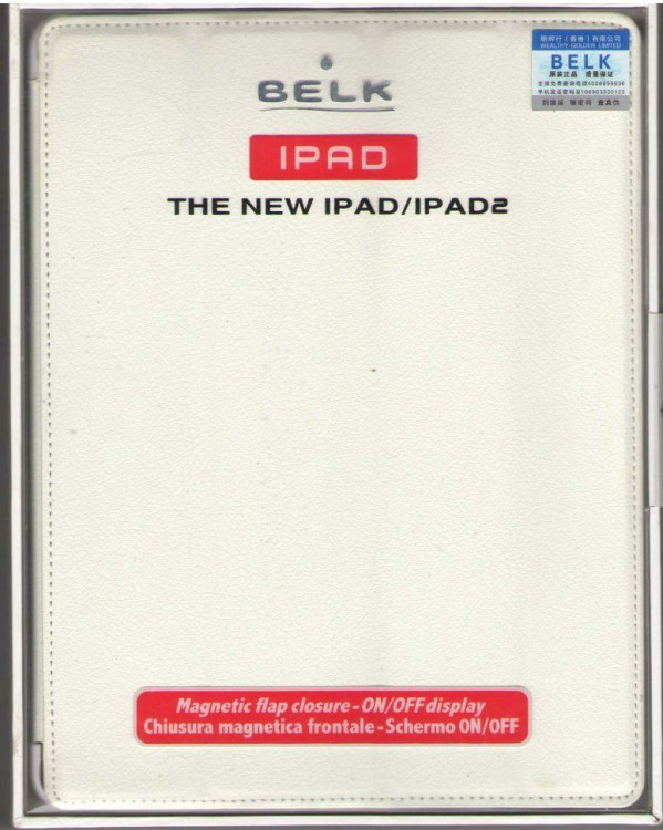 Чехол belk для ipad Magnetic Flap Closure для iPad / iPad 2 / iPad3